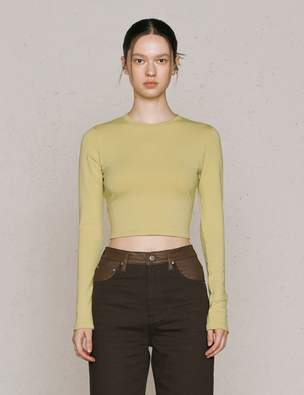 Back Double Strap Top_Yellow